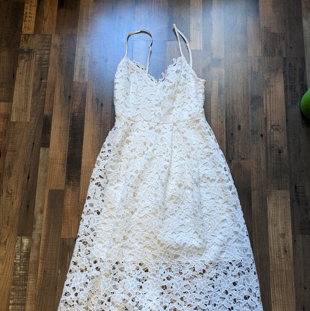 Nordstrom White lace dress